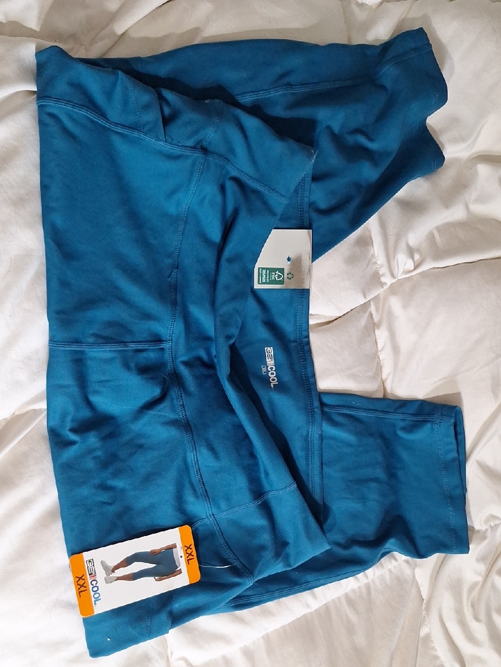 32 Degree Blue Cropped Leggings XXL